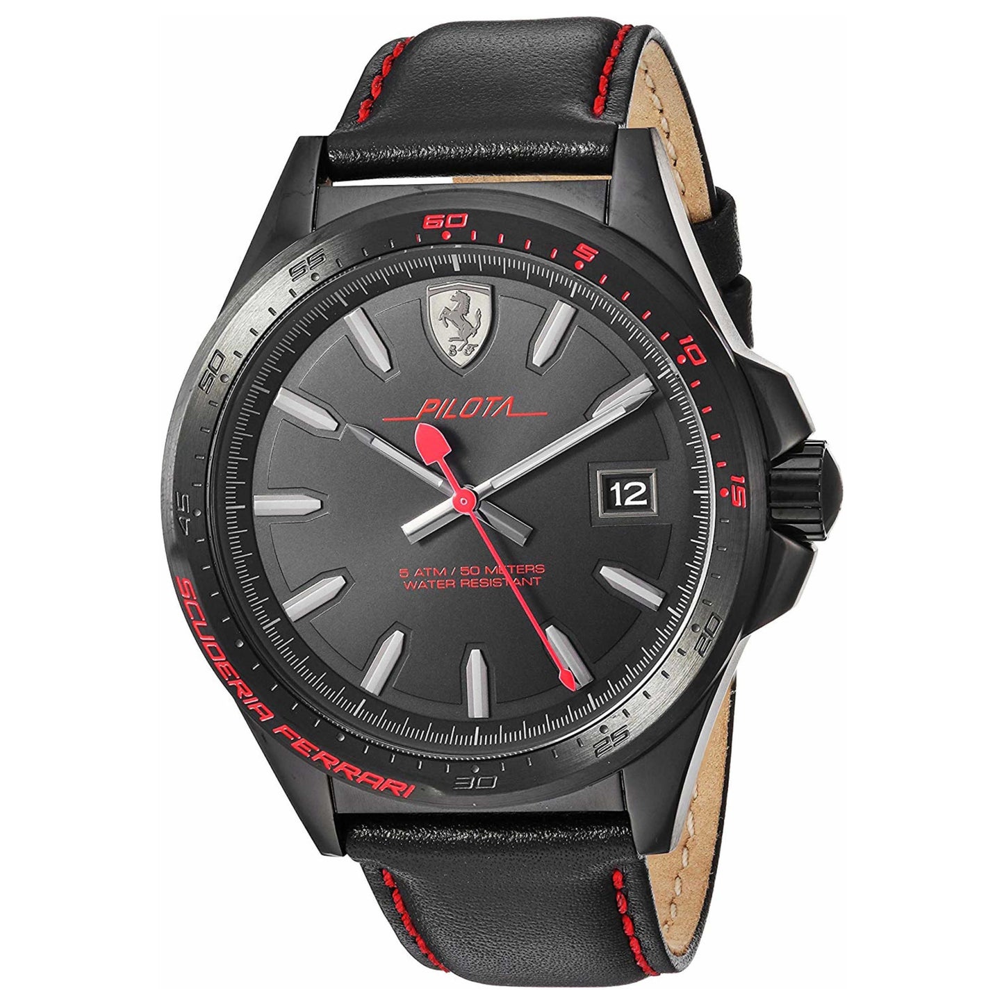Front view of Ferrari Analog Men's Quartz Watch 830497