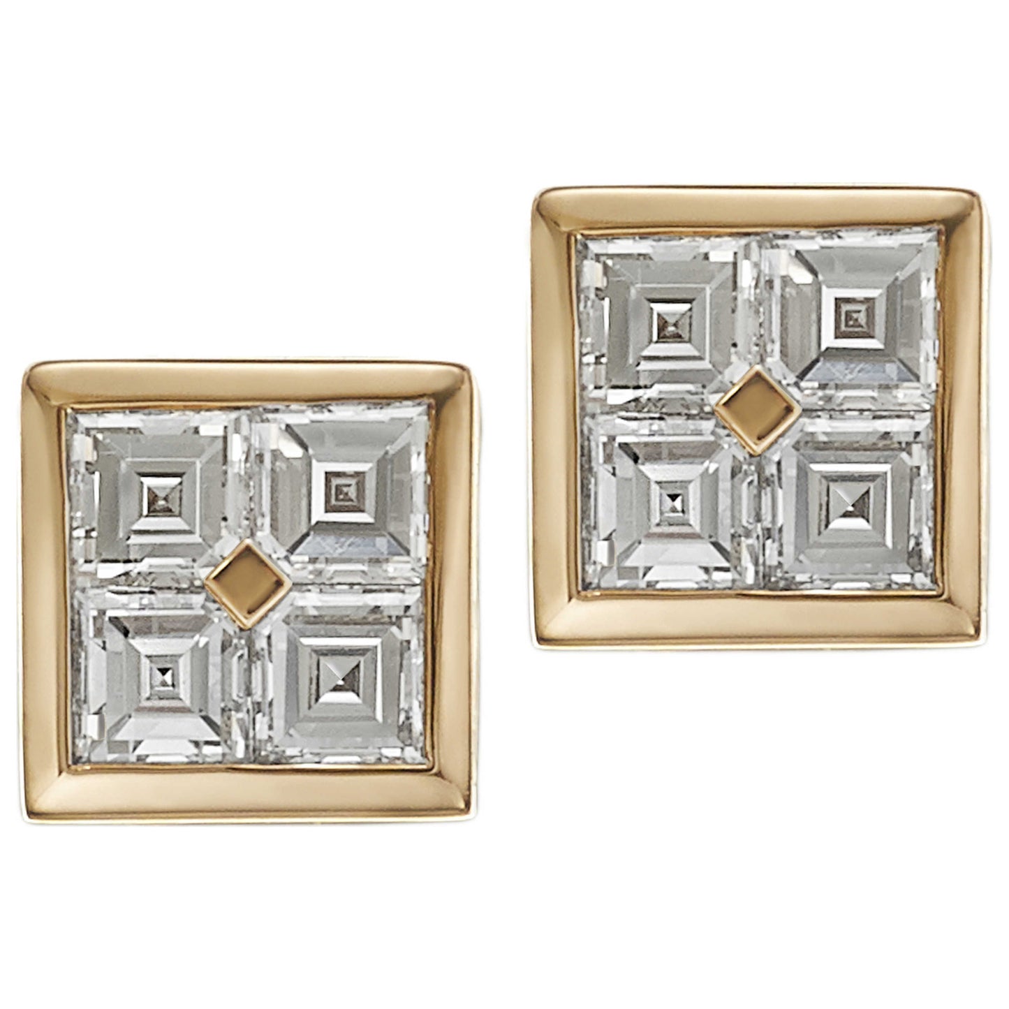 Front view of Chopard Jewelry Classique Women's Earrings 834051-0001