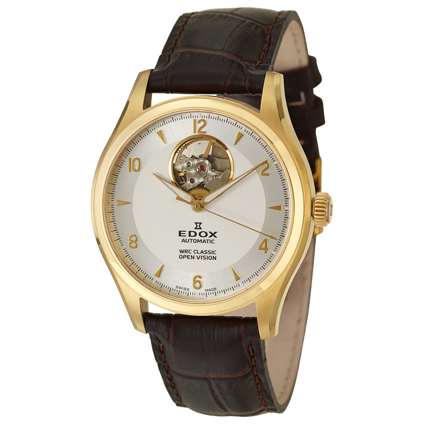 Front view of Edox WRC Men's Automatic Watch 85015-37J-AID