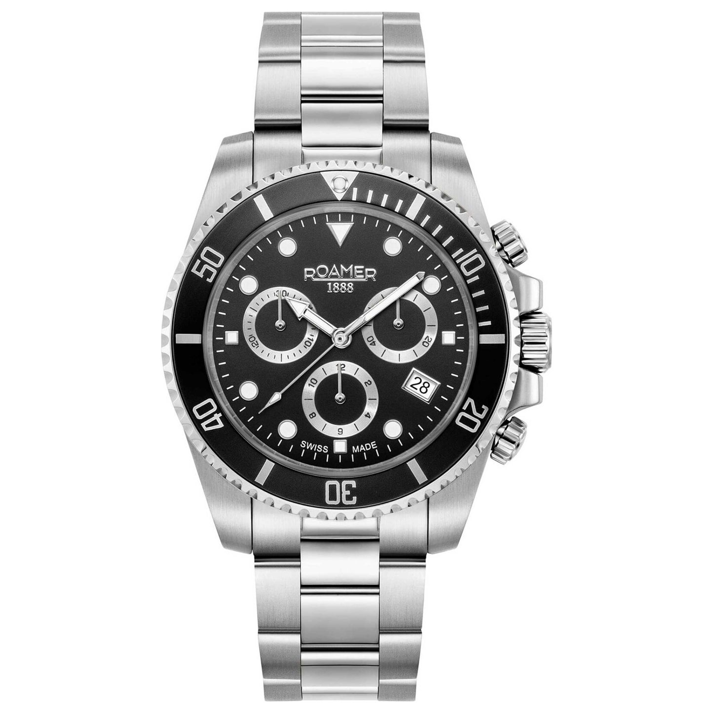 Front view of Roamer Deep Sea 100 Men's Quartz Watch 851837-41-55-20