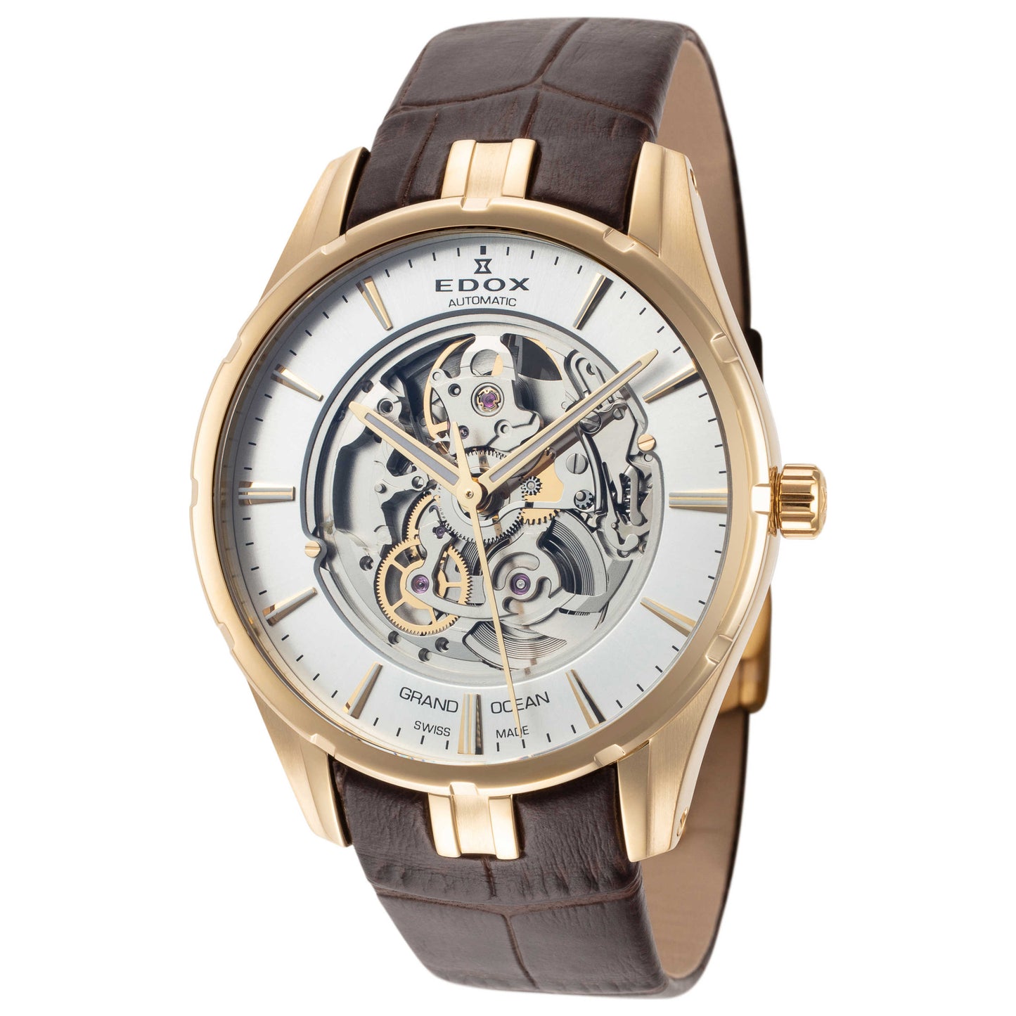 Front view of Edox Grand Ocean Men's Automatic Watch 85301-37J-AID