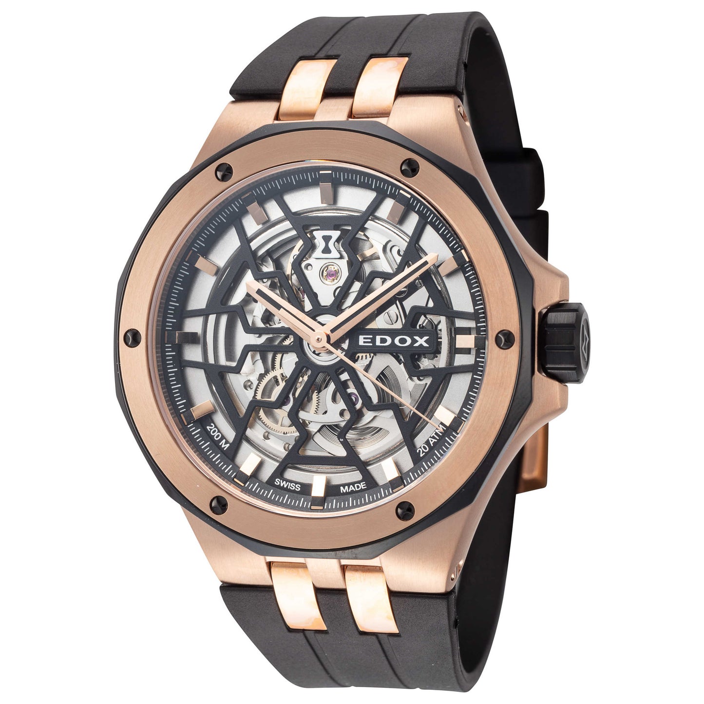 Front view of Edox Delfin The Original Men's Automatic Watch 85303-357RN-NRN