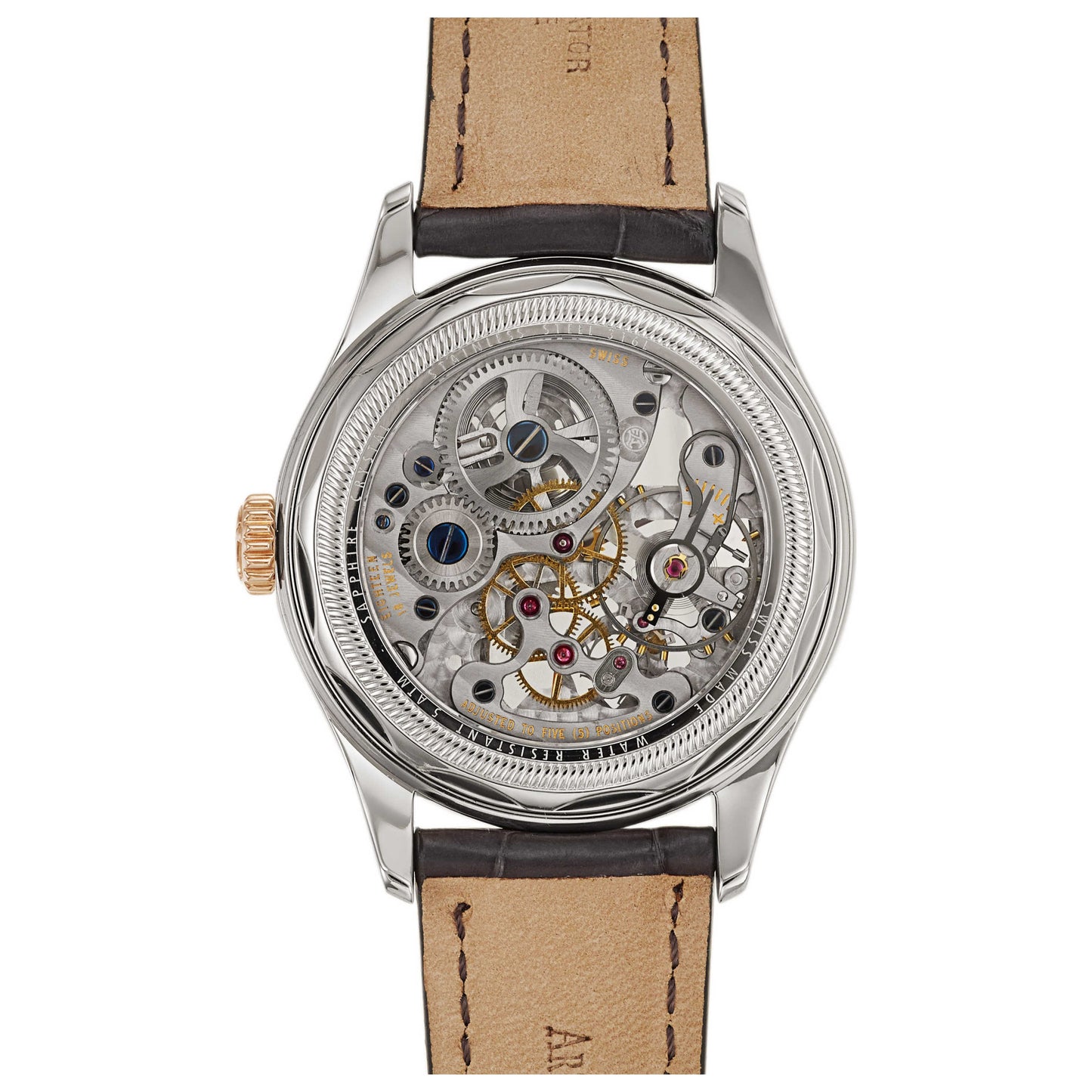 Armand Nicolet LS8 Men's Manual-Wind Watch 8620S-GL-P713GR2 - Image #2