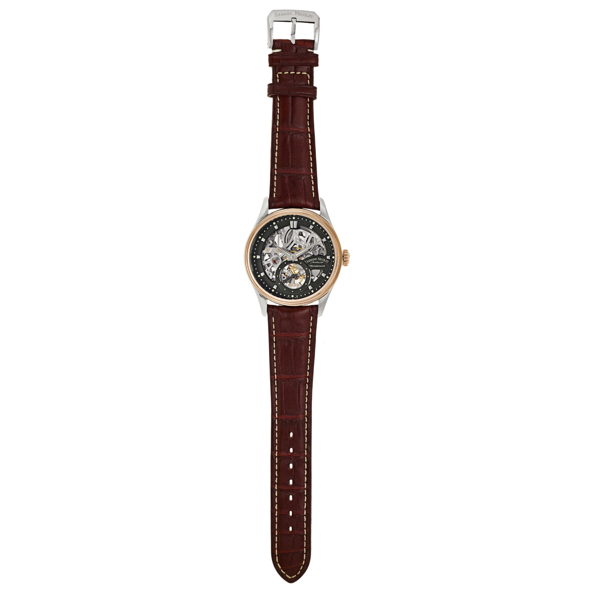 Armand Nicolet LS8 Men's Manual-Wind Watch 8620S-NR-P713BX2 - Image #8