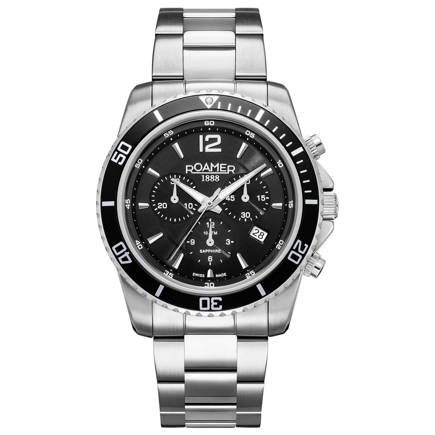 Front view of Roamer Nautic Chrono 100 Men's Quartz Watch 862837-41-55-20