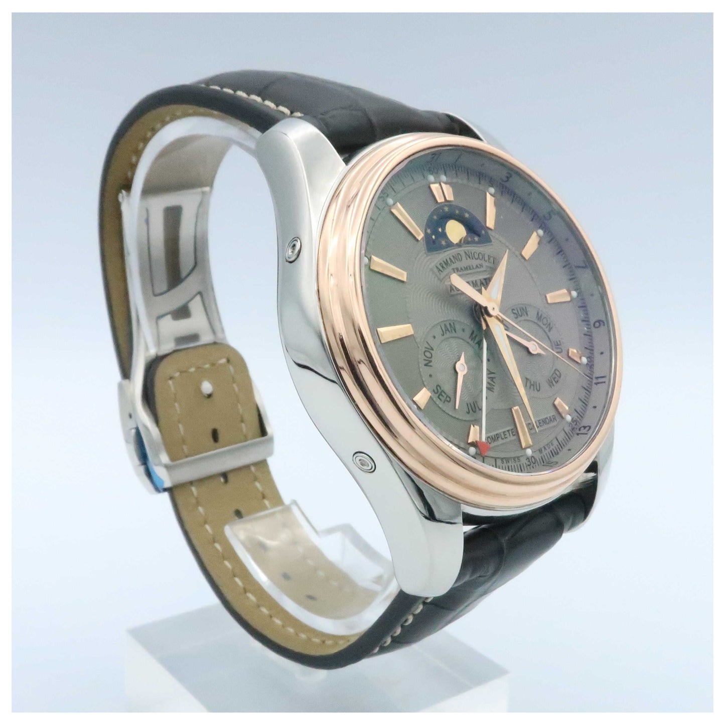 Armand Nicolet M02 Men's Automatic Watch 8642B-2GRP974GR2-SDV - Image #3