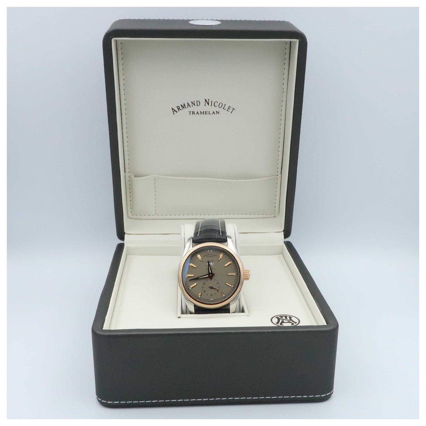 Armand Nicolet M02 Men's Automatic Watch 8646A-2GRP974GR2-SDV - Image #6