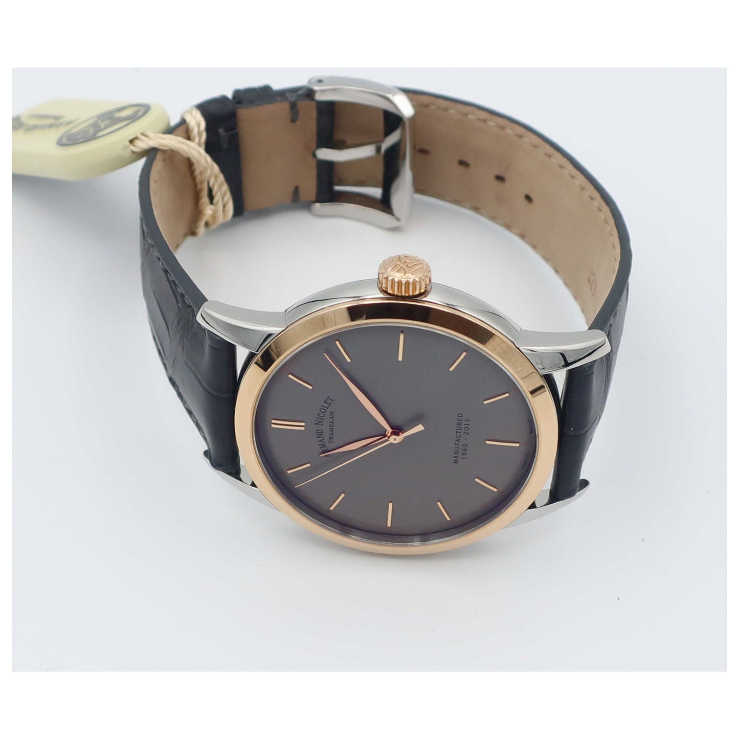 Armand Nicolet L10 Men's Manual-Wind Watch 8670A-GR-P670GR1-SD - Image #8