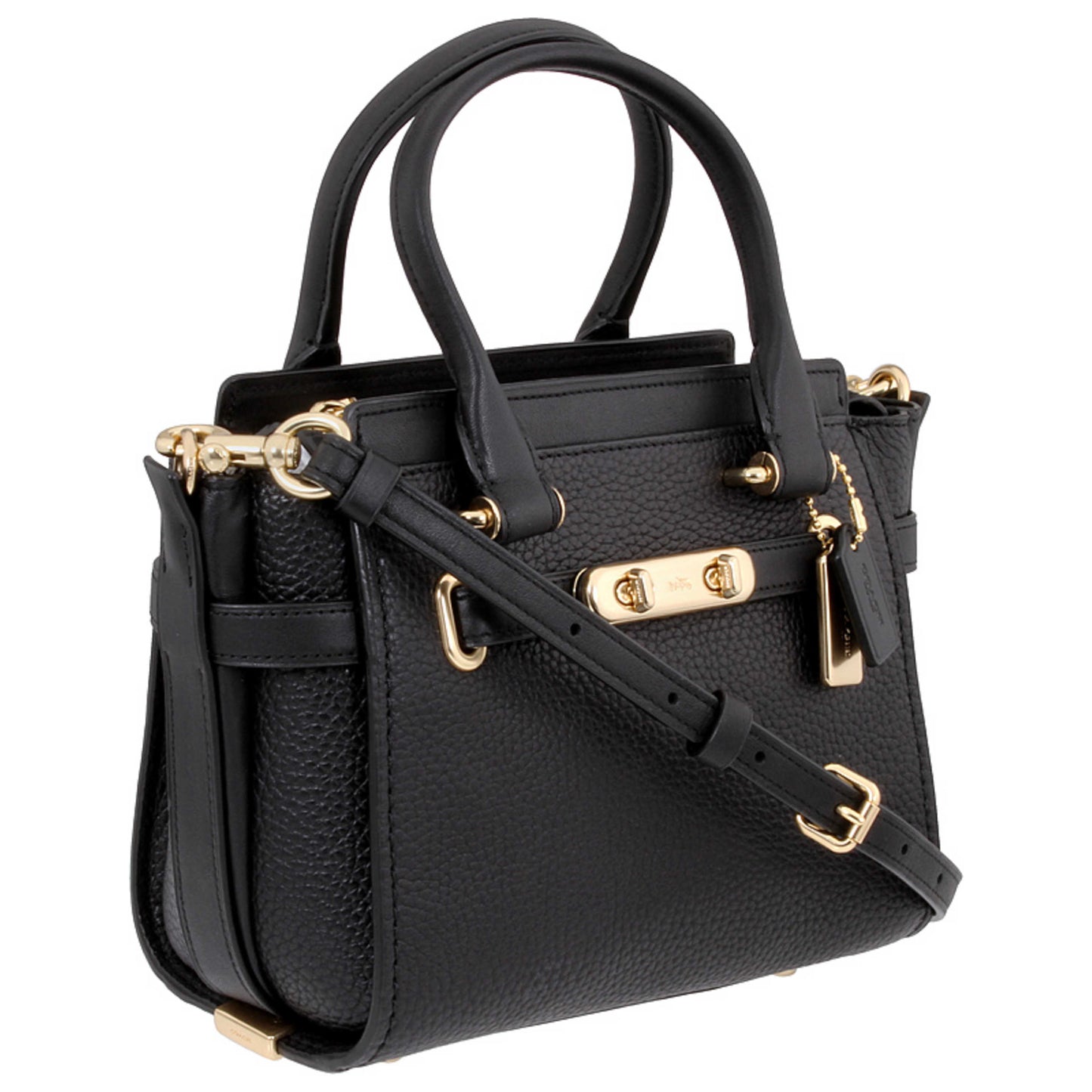 Coach Swagger 21 Women's Handbags 87299LIBLK - Image #3