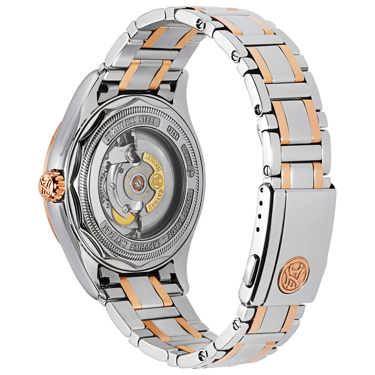 Armand Nicolet M02 Men's Automatic Watch 8740A-GS-M8740 - Image #2