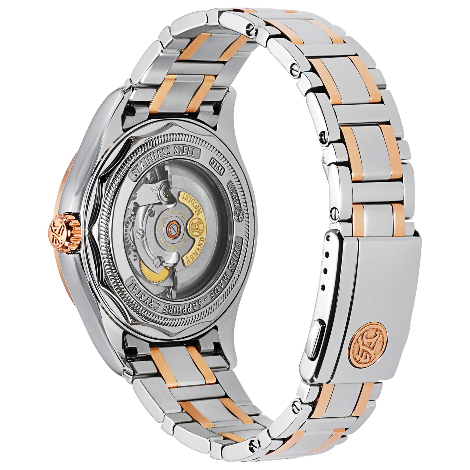 Armand Nicolet M02 Men's Automatic Watch 8740A-GS-M8740 - Image #2