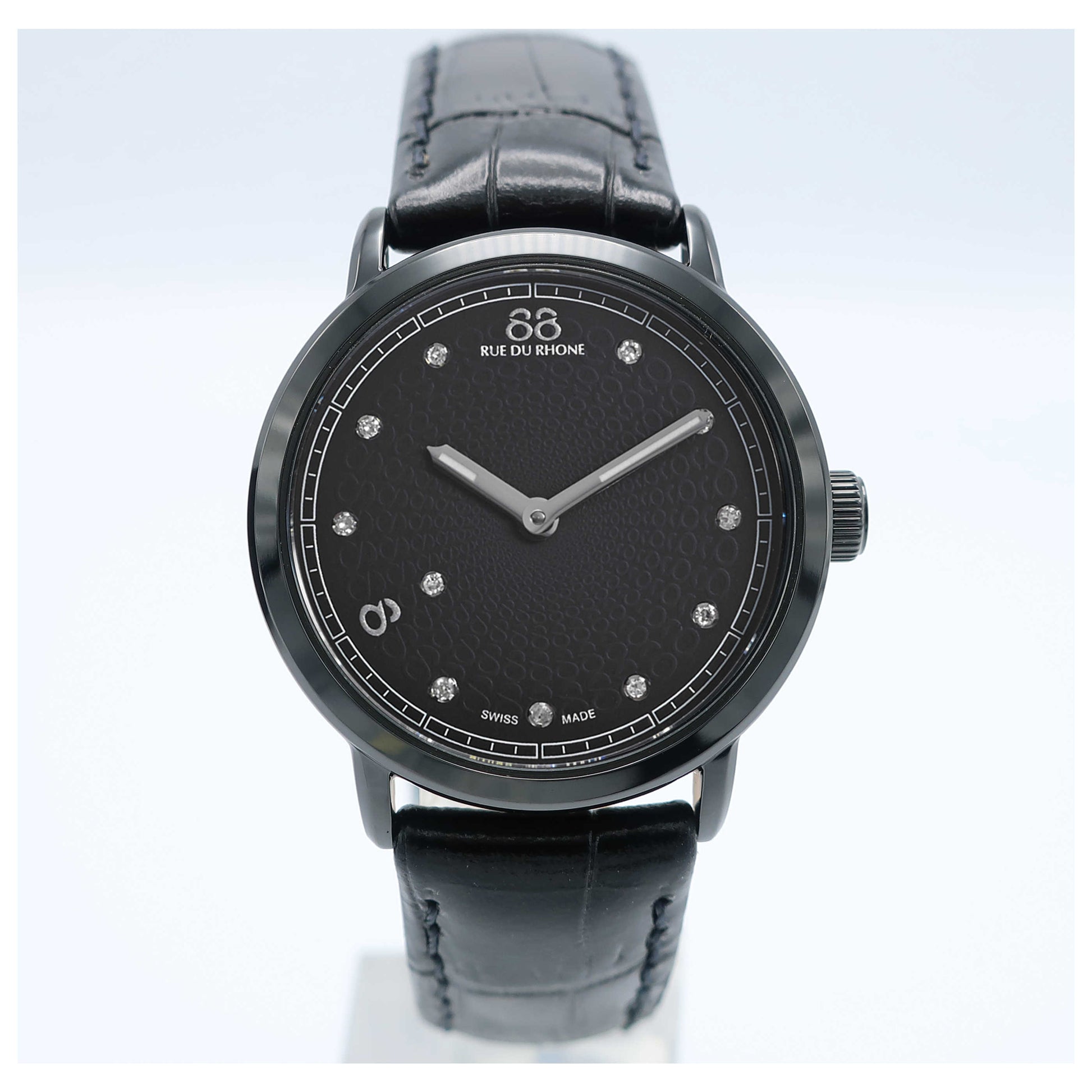 Front view of 88 Rue du Rhone Double 8 Origin Women's Swiss Quartz (Battery-Powered) Watch 87WA120001-SD