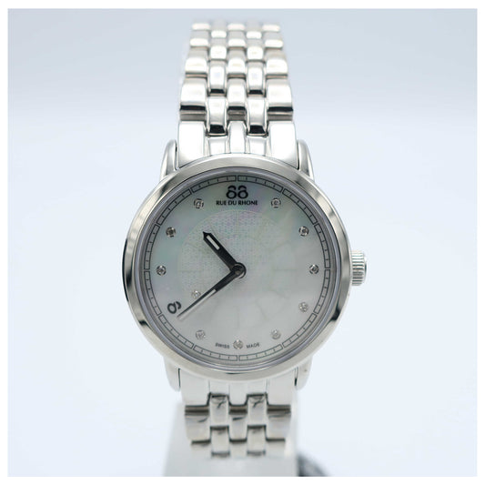 Front view of 88 Rue du Rhone Double 8 Origin Women's Swiss Quartz (Battery-Powered) Watch 87WA120005-SD