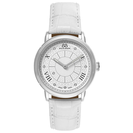 Front view of 88 Rue du Rhone Double 8 Origin Women's Swiss Quartz (Battery-Powered) Watch 87WA120008