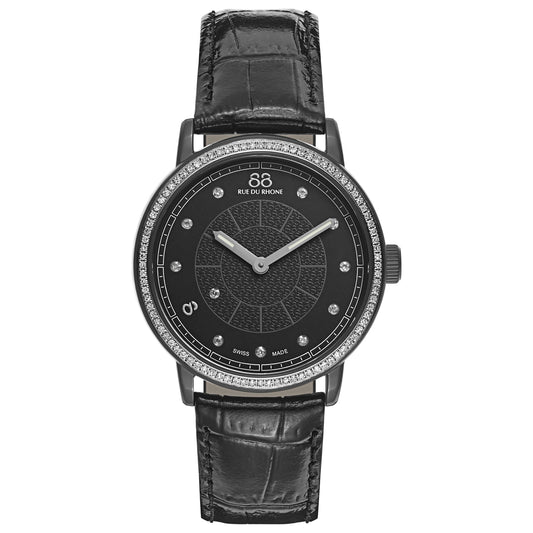 Front view of 88 Rue du Rhone Double 8 Origin Women's Swiss Quartz (Battery-Powered) Watch 87WA120010