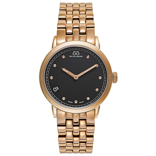 Front view of 88 Rue du Rhone 88 Originals Women's Swiss Quartz (Battery-Powered) Watch 87WA120017