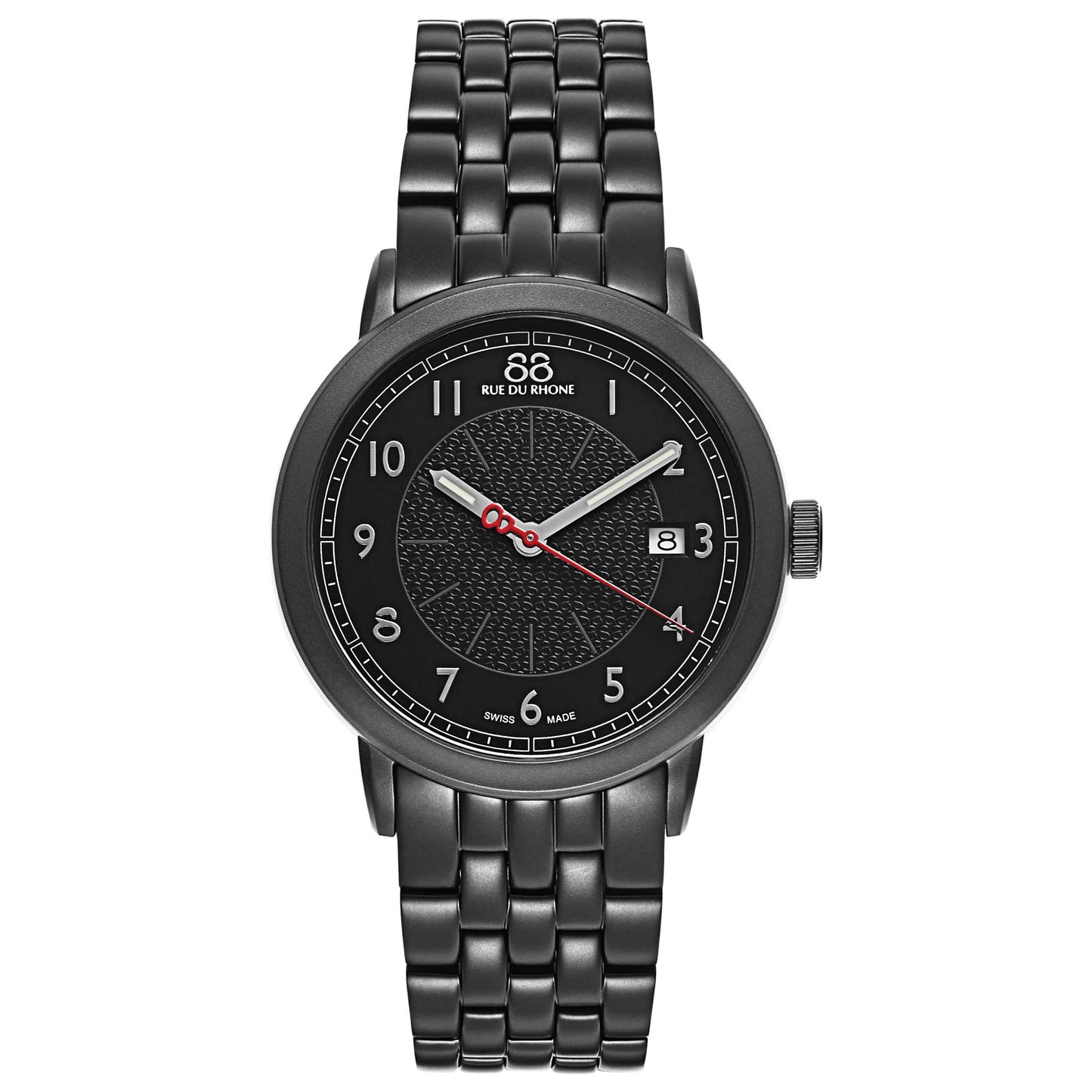 Front view of 88 Rue du Rhone 88 Originals Men's Swiss Quartz (Battery-Powered) Watch 87WA120025