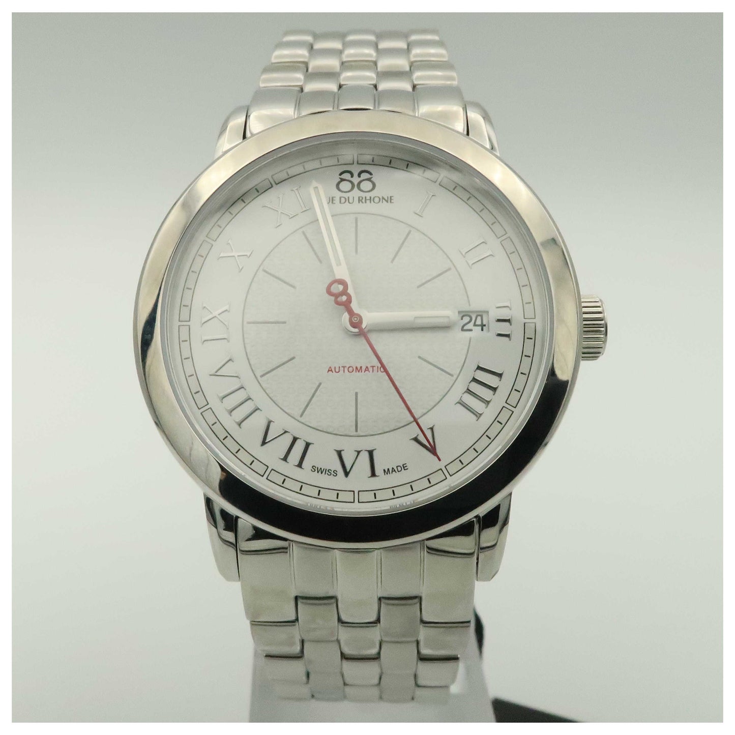 Front view of 88 Rue du Rhone Double 8 Origin Men's Automatic Watch 87WA120031-SD