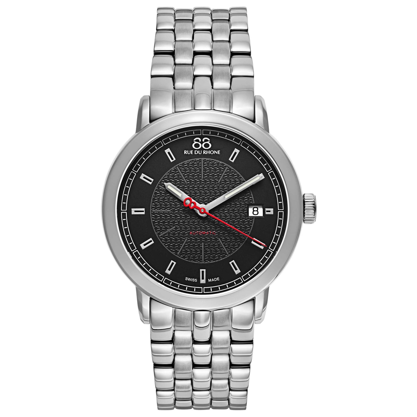 Front view of 88 Rue du Rhone Double 8 Origin Men's Automatic Watch 87WA120032