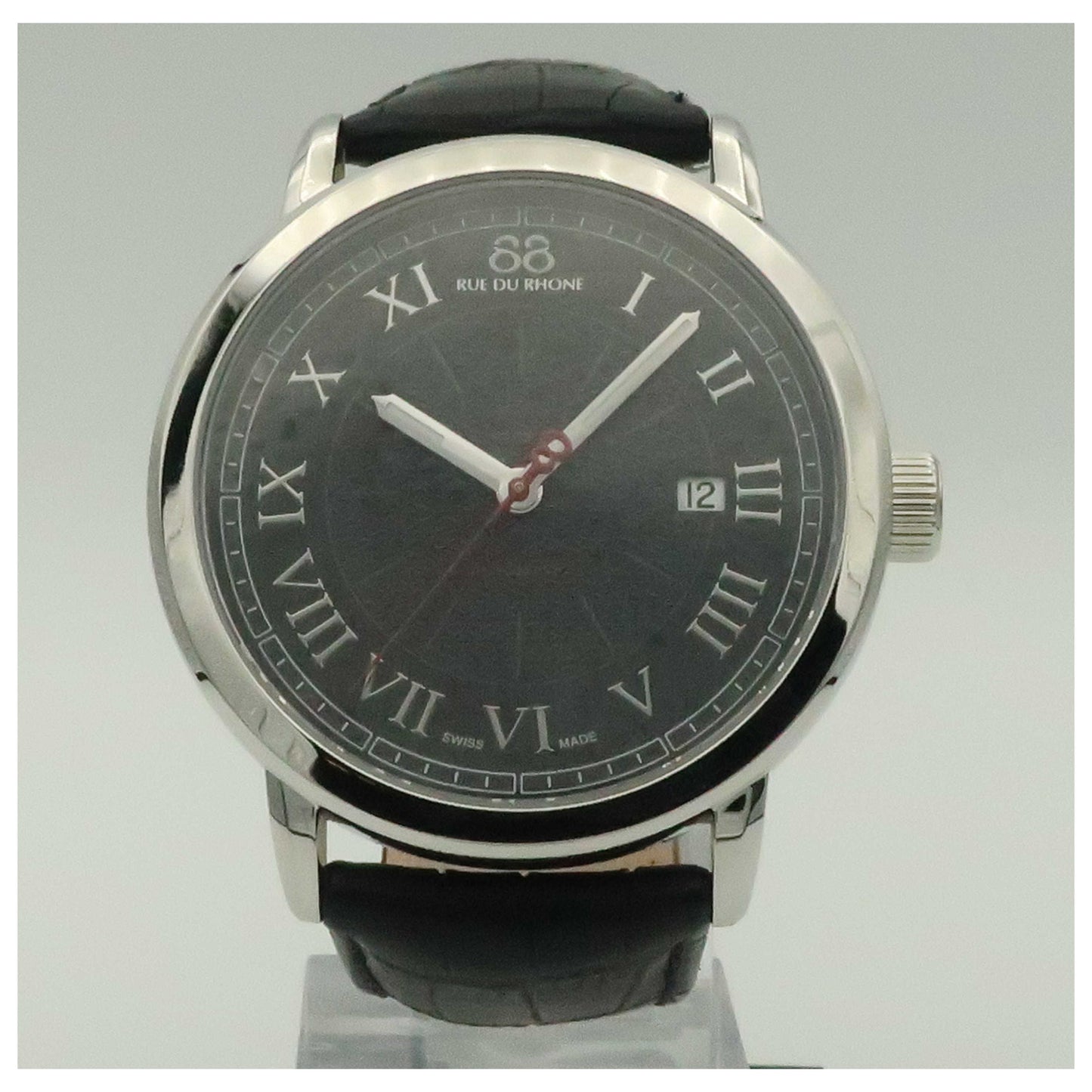 Front view of 88 Rue du Rhone Double 8 Origin Men's Automatic Watch 87WA120043-SD