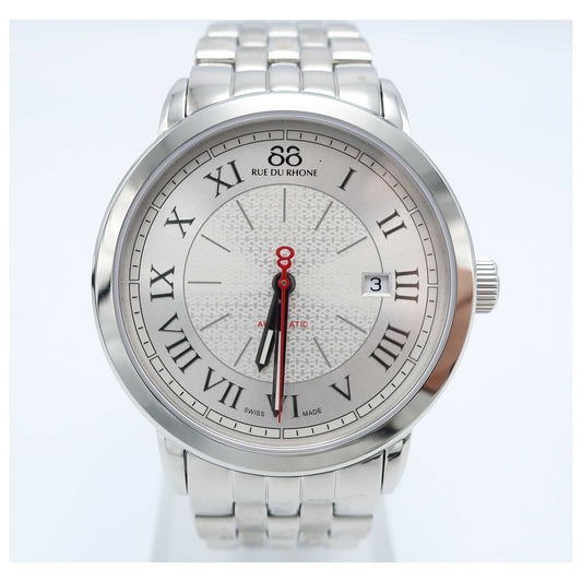 Front view of 88 Rue du Rhone Double 8 Origin Men's Automatic Watch 87WA120054-SD