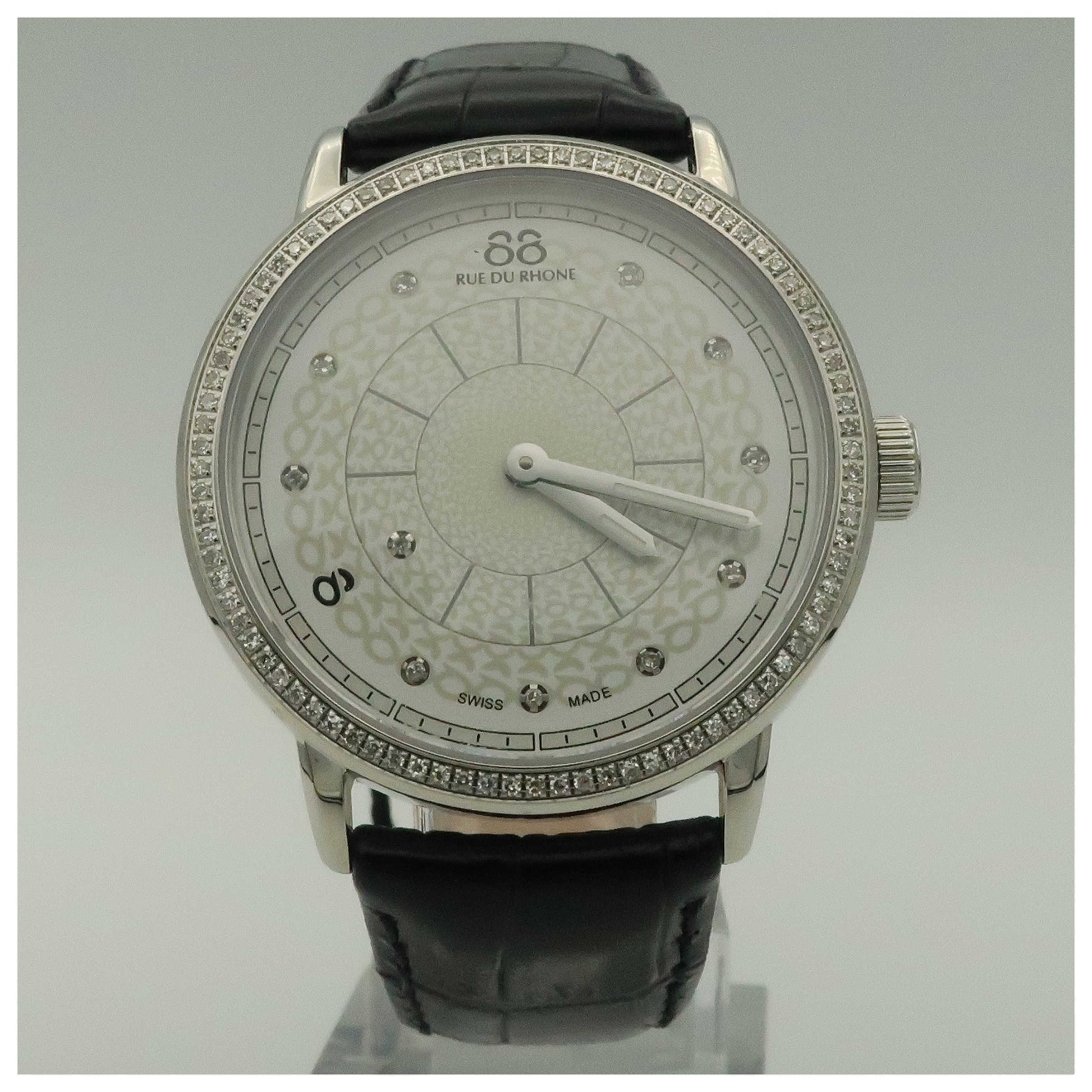 Front view of 88 Rue du Rhone Double 8 Origin Women's Swiss Quartz (Battery-Powered) Watch 87WA120061-SD