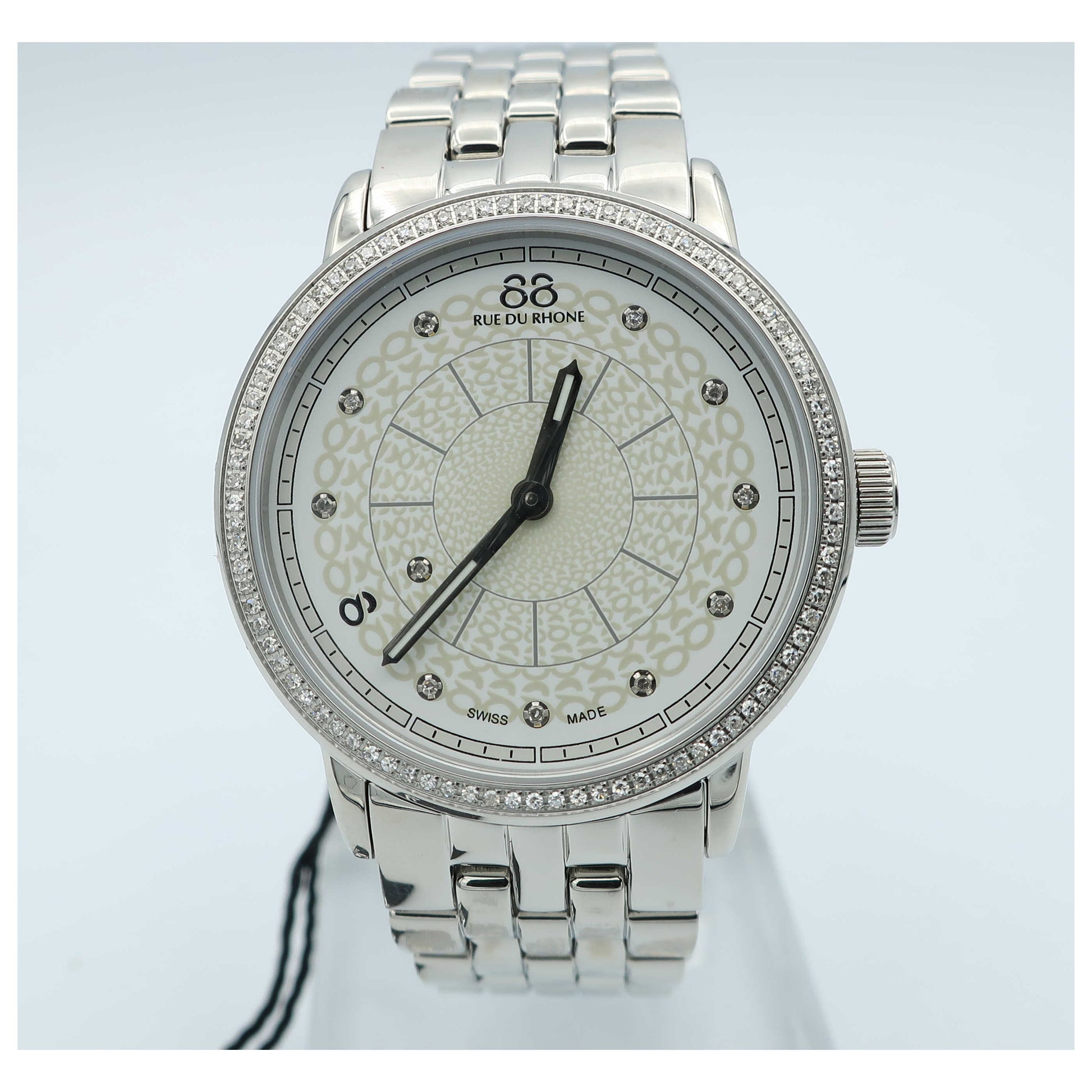 Front view of 88 Rue du Rhone Double 8 Origin Women's Swiss Quartz (Battery-Powered) Watch 87WA120062-SD