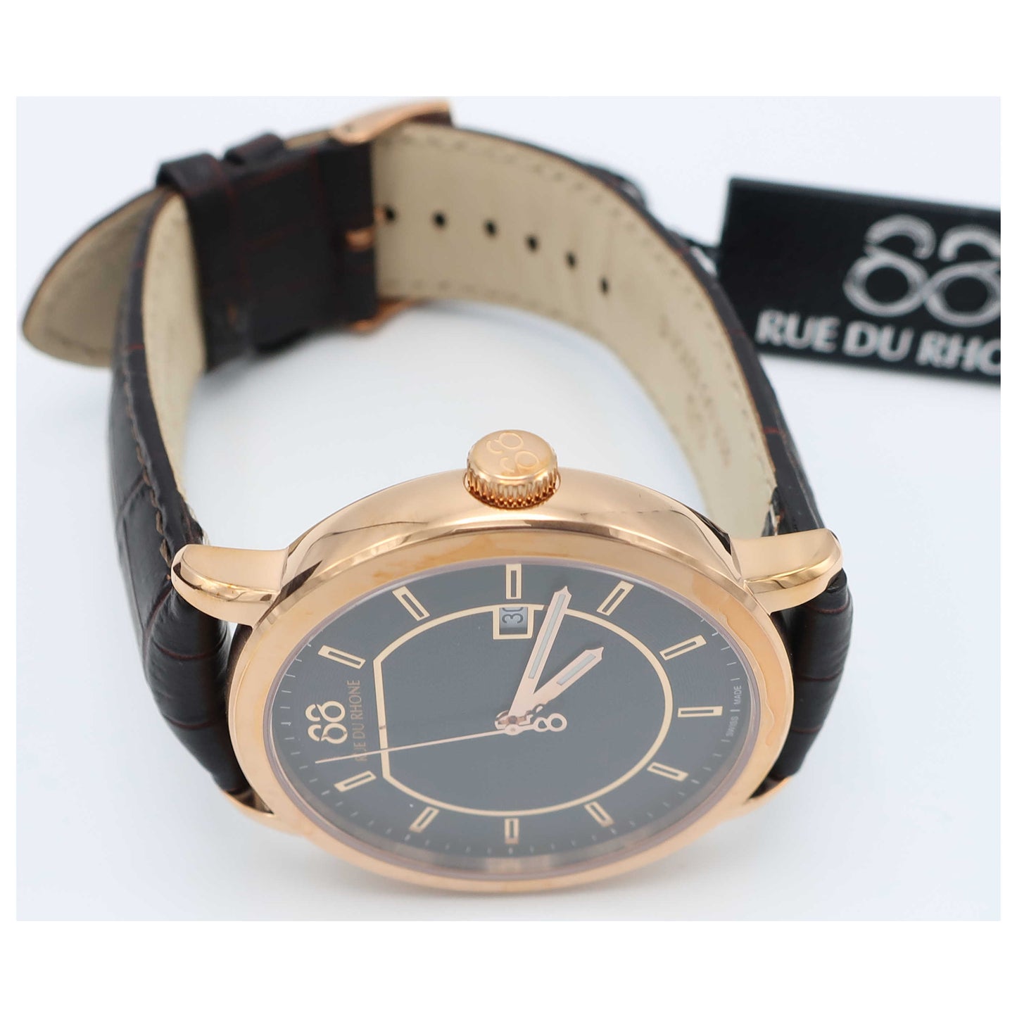 88 Rue du Rhone Double 8 Origin Men's Swiss Quartz (Battery-Powered) Watch 87WA130013-SD - Image #8