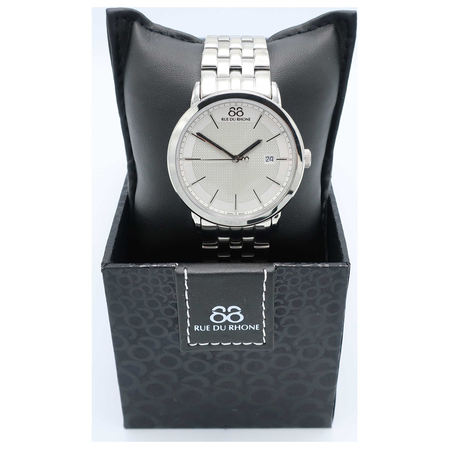 88 Rue du Rhone Double 8 Origin Men's Swiss Quartz (Battery-Powered) Watch 87WA130016-SD - Image #6