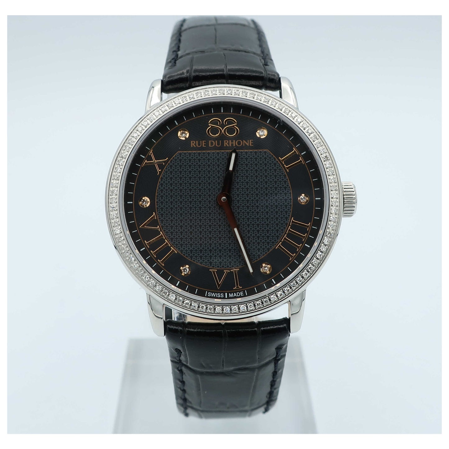 Front view of 88 Rue du Rhone Double 8 Origin Women's Swiss Quartz (Battery-Powered) Watch 87WA130030-SD