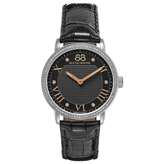 Front view of 88 Rue du Rhone Double 8 Origin Women's Swiss Quartz (Battery-Powered) Watch 87WA130030