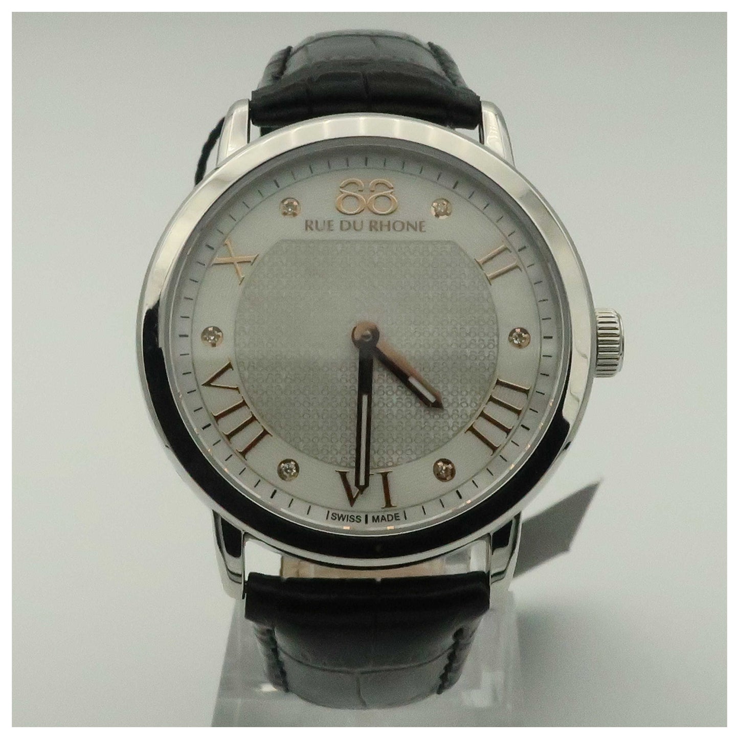 Front view of 88 Rue du Rhone Double 8 Origin Women's Swiss Quartz (Battery-Powered) Watch 87WA130037-SDV