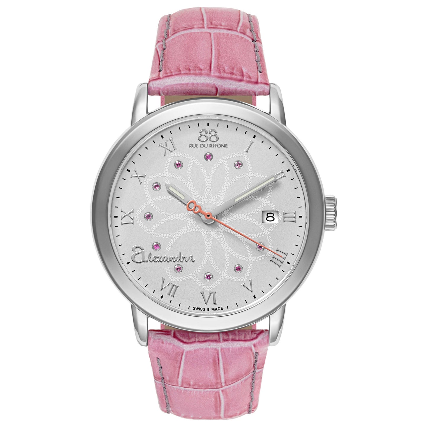 Front view of 88 Rue du Rhone Double 8 Origin Women's Swiss Quartz (Battery-Powered) Watch 87WA140019