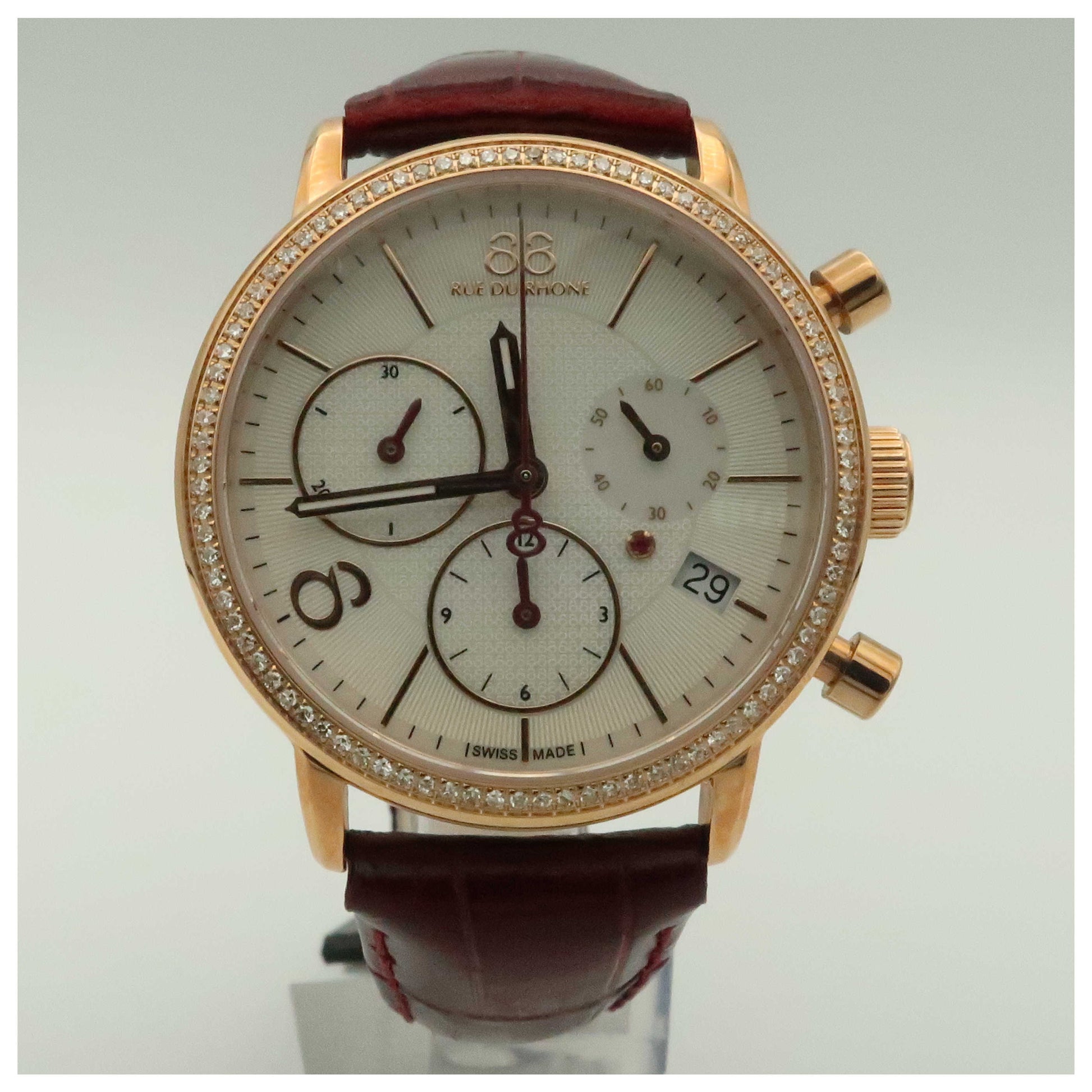 Front view of 88 Rue du Rhone 88 Originals Women's Swiss Quartz (Battery-Powered) Watch 87WA140035-SDV