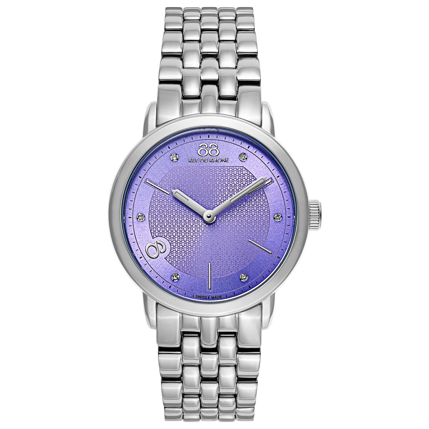 Front view of 88 Rue du Rhone Double 8 Origin Women's Swiss Quartz (Battery-Powered) Watch 87WA143503