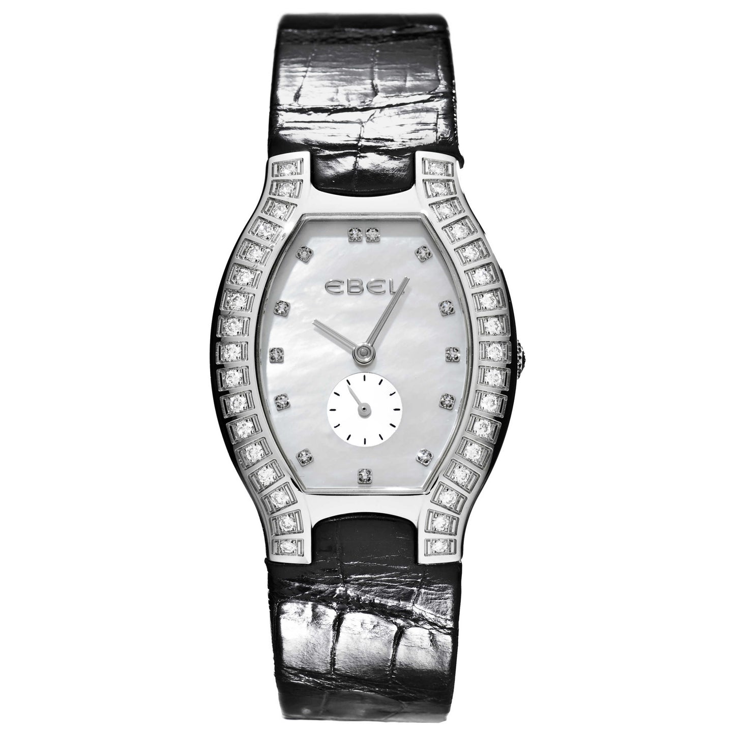 Front view of Ebel Beluga Tonneau Women's Swiss Quartz (Battery-Powered) Watch 9014G38-992035206