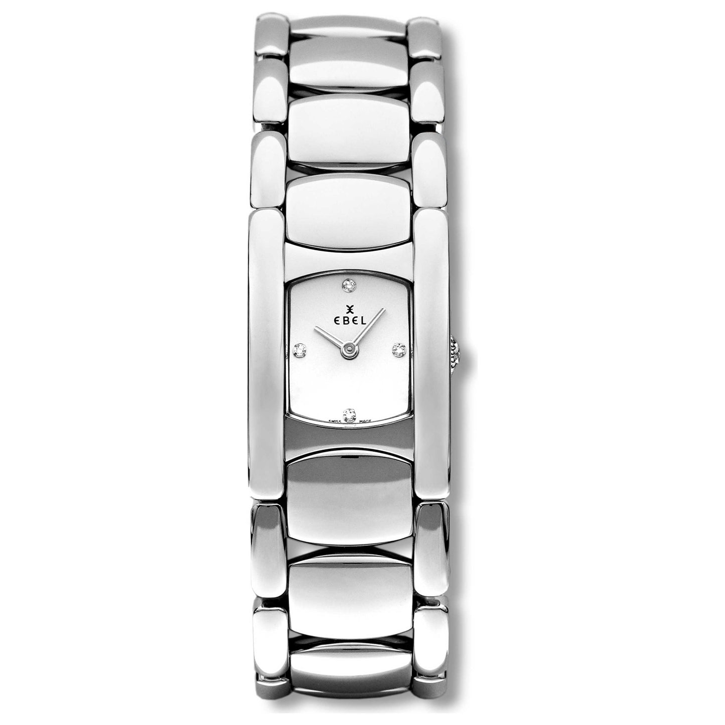 Front view of Ebel Beluga Manchette Women's Swiss Quartz (Battery-Powered) Watch 9057A21-57650