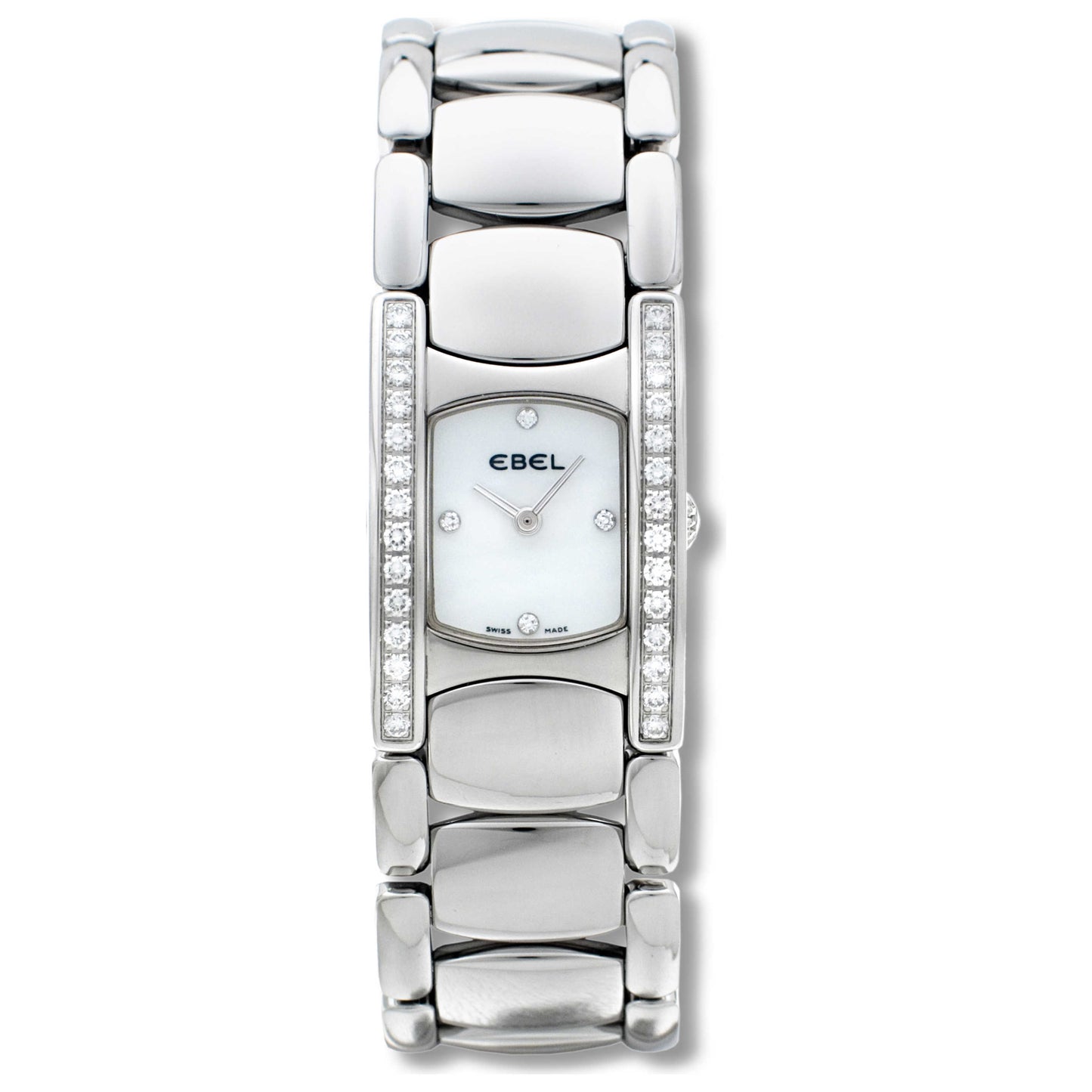 Front view of Ebel Beluga Manchette Women's Swiss Quartz (Battery-Powered) Watch 9057A28-061050