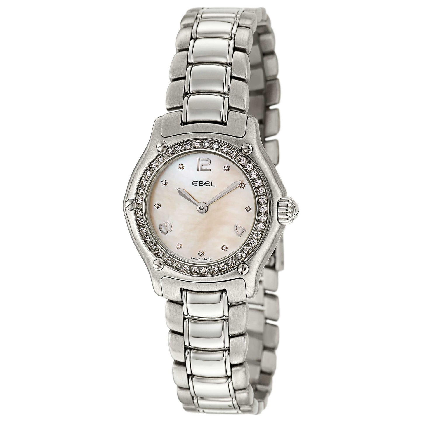 Front view of Ebel 1911 Women's Swiss Quartz (Battery-Powered) Watch 9090214-19865P
