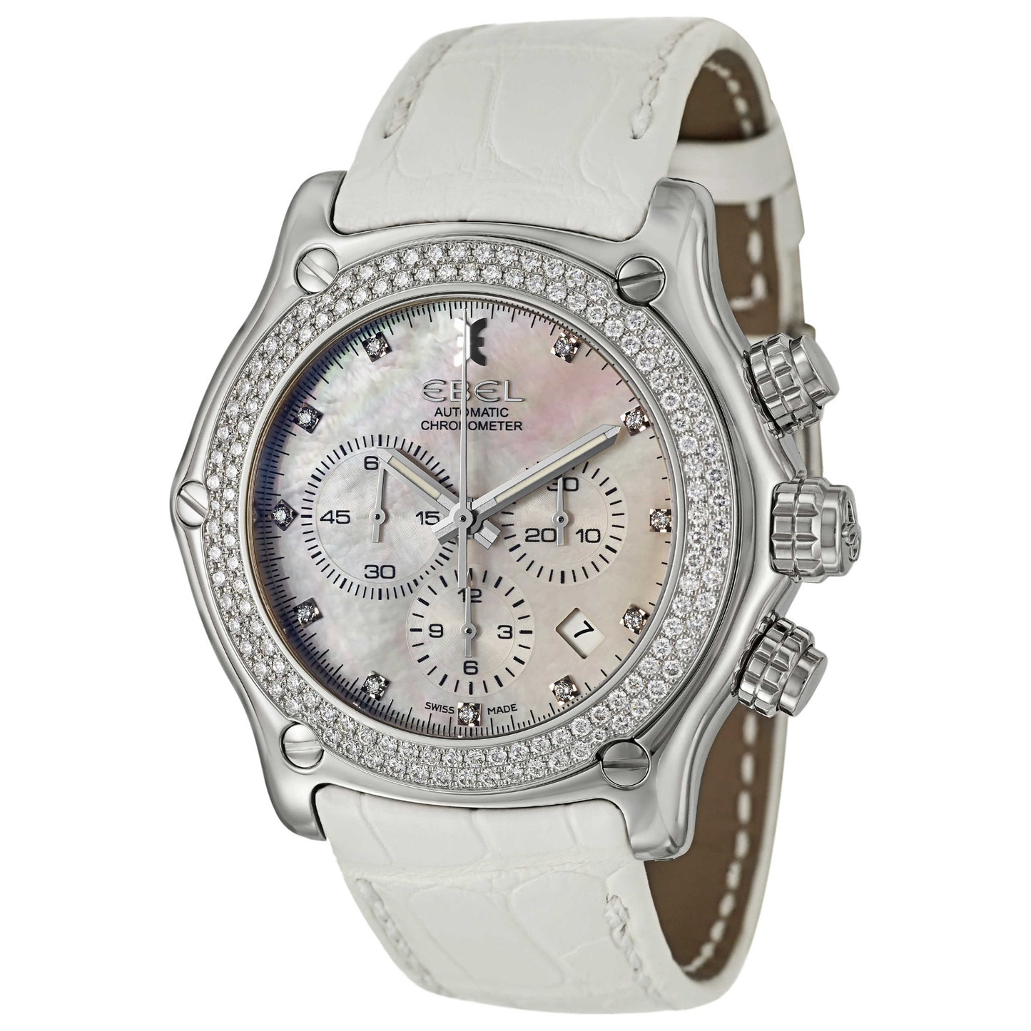 Front view of Ebel 1911 Men's Automatic Watch 9137L75-9930101XS