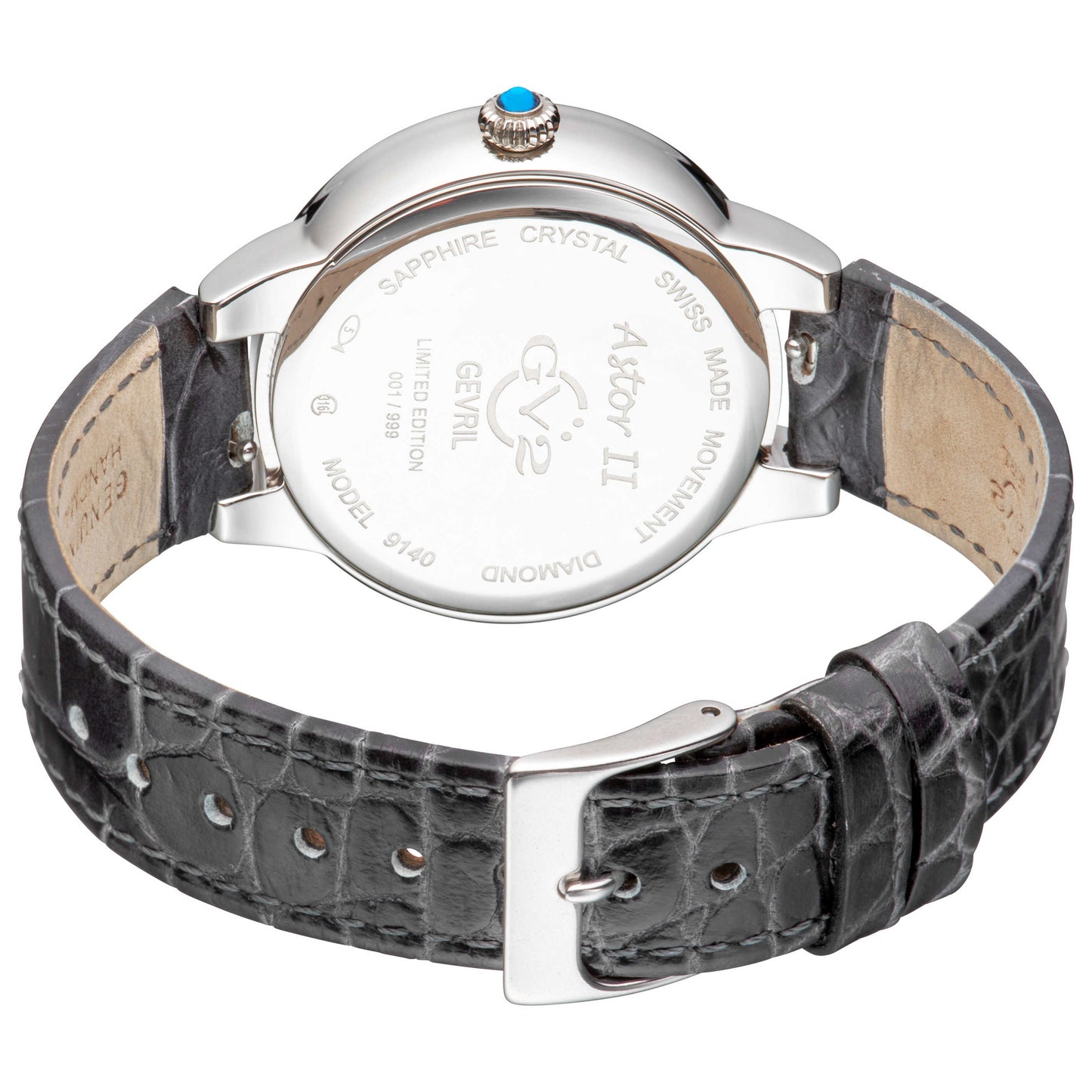 GV2 by Gevril Astor II Diamond Women's Quartz Watch 9140-L9 - Image #2