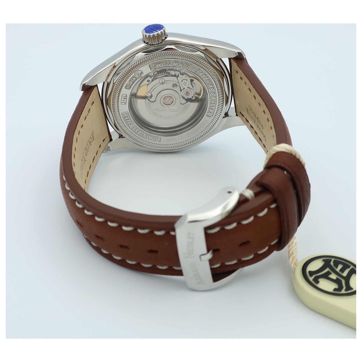Armand Nicolet M02 Men's Automatic Watch 9140A2-NR-P140NR2-SD - Image #2