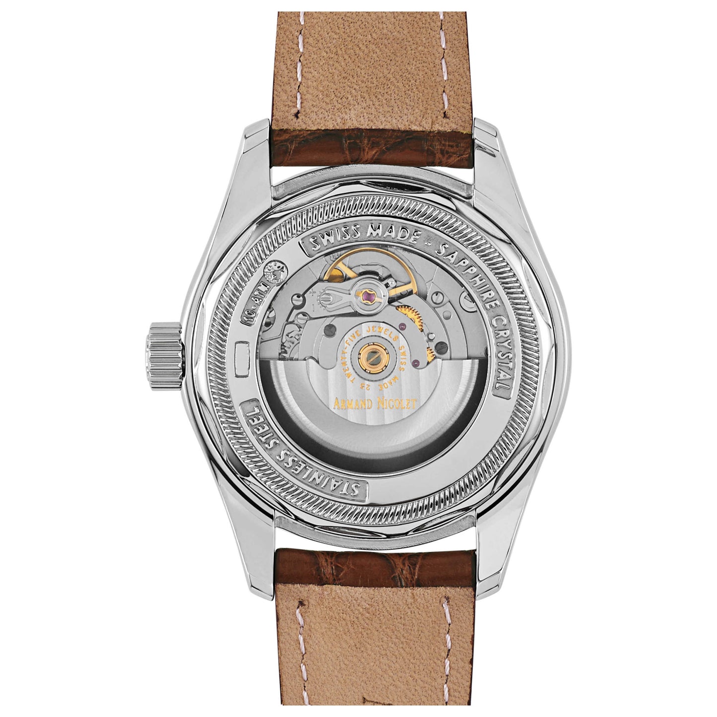 Armand Nicolet M02 Men's Automatic Watch 9141A-AG-P974MR2 - Image #2