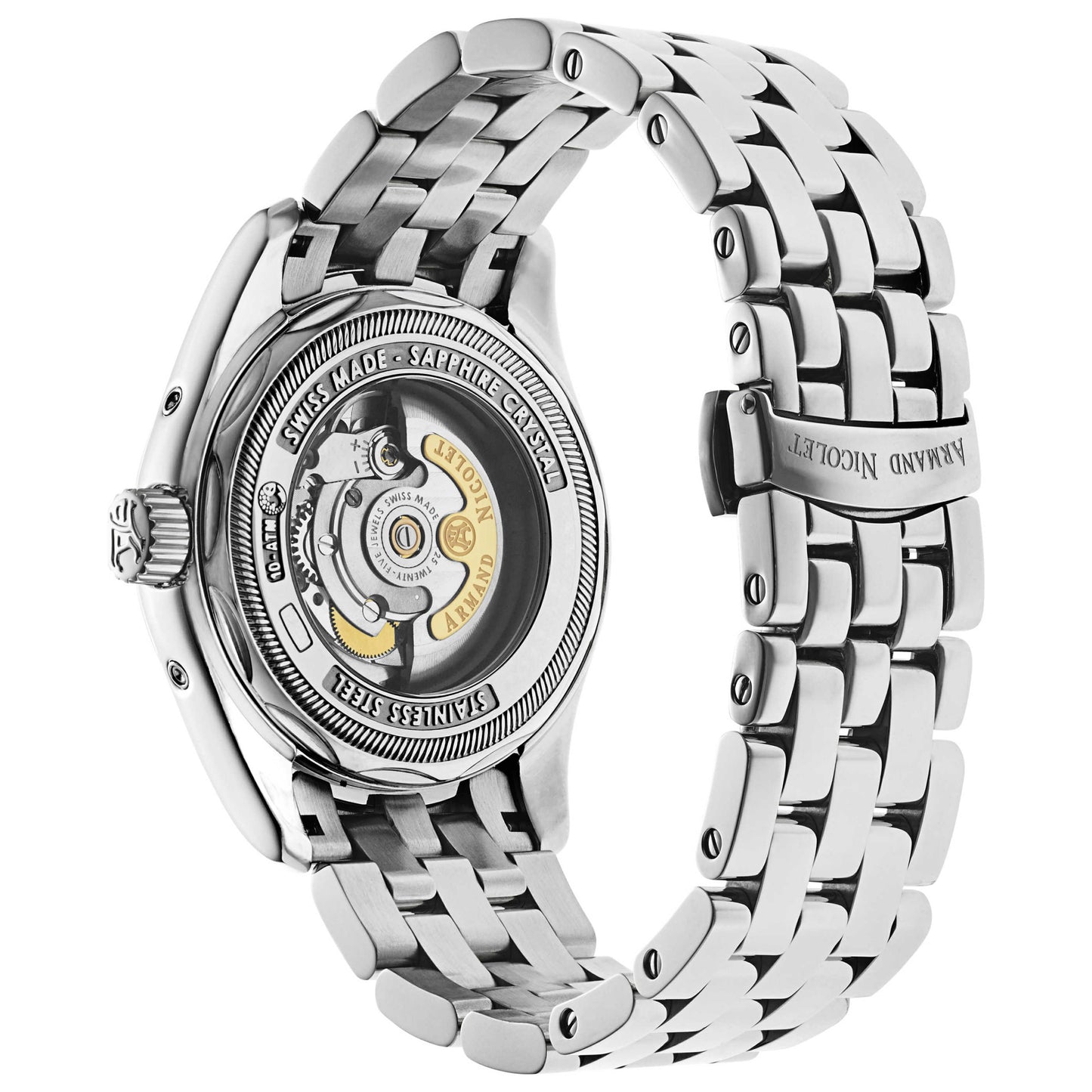 Armand Nicolet M02 Men's Automatic Watch 9142B-AG-M9140 - Image #2