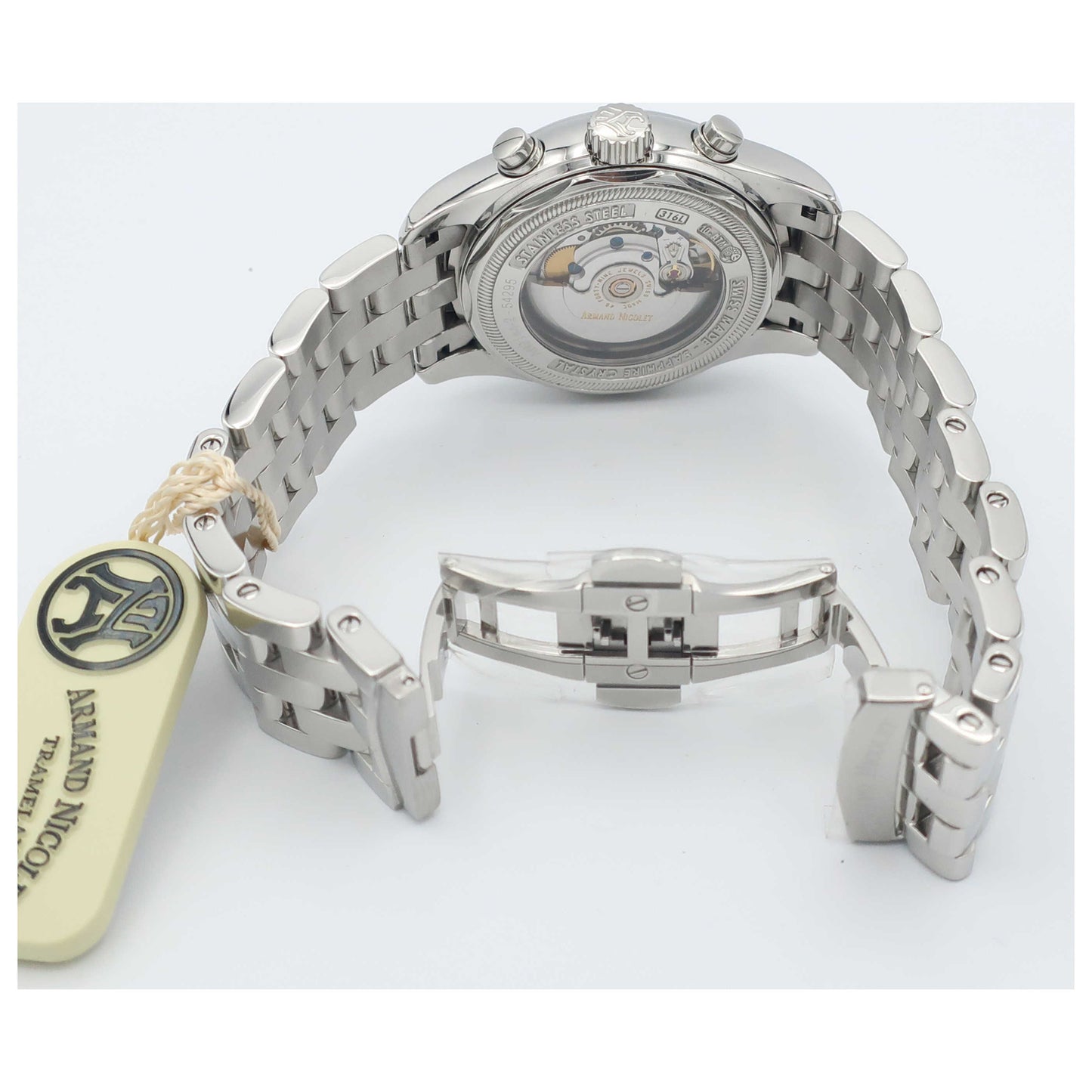 Armand Nicolet M02 Men's Automatic Watch 9144A-AG-M9140-SD - Image #7