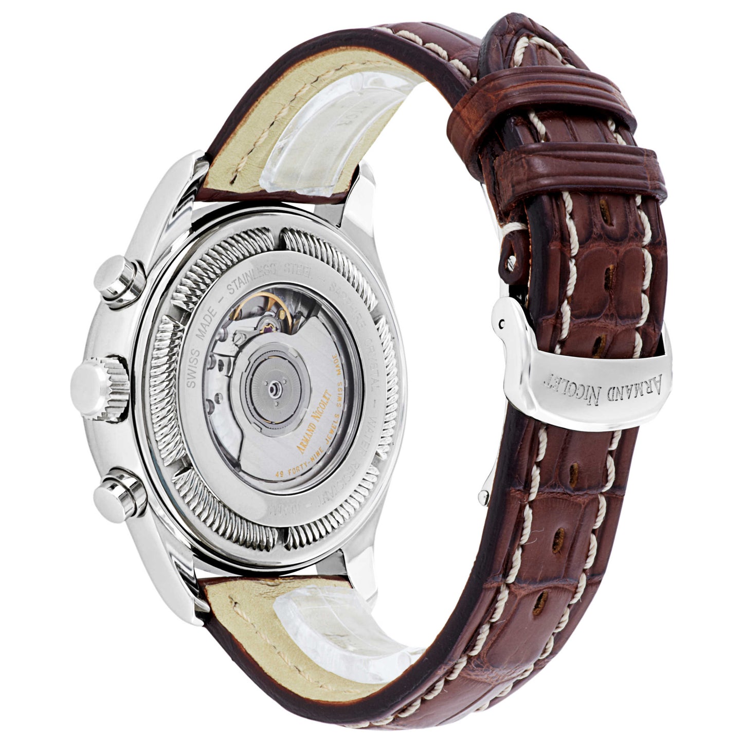 Armand Nicolet M02 Men's Automatic Watch 9148A-AG-P914MR2 - Image #2