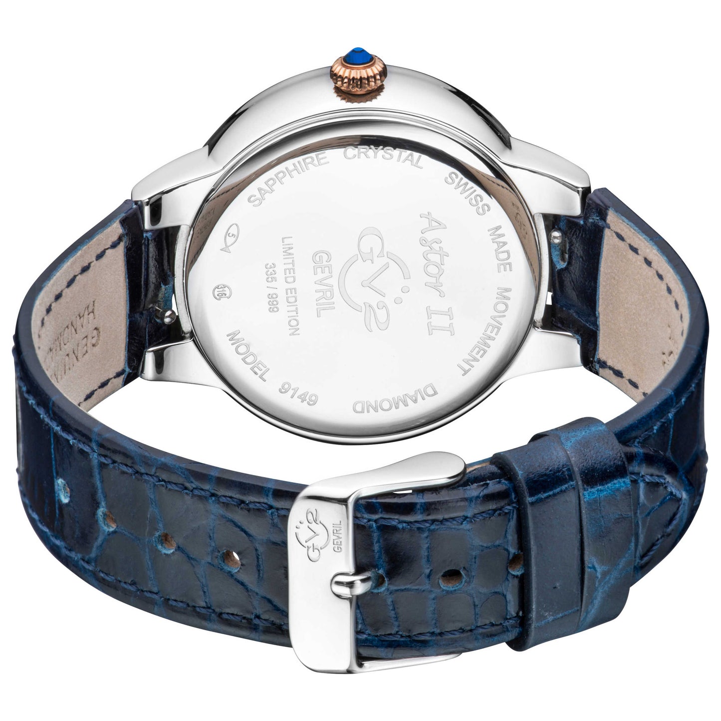 GV2 by Gevril Astor II Diamond Women's Quartz Watch 9149-L5 - Image #2