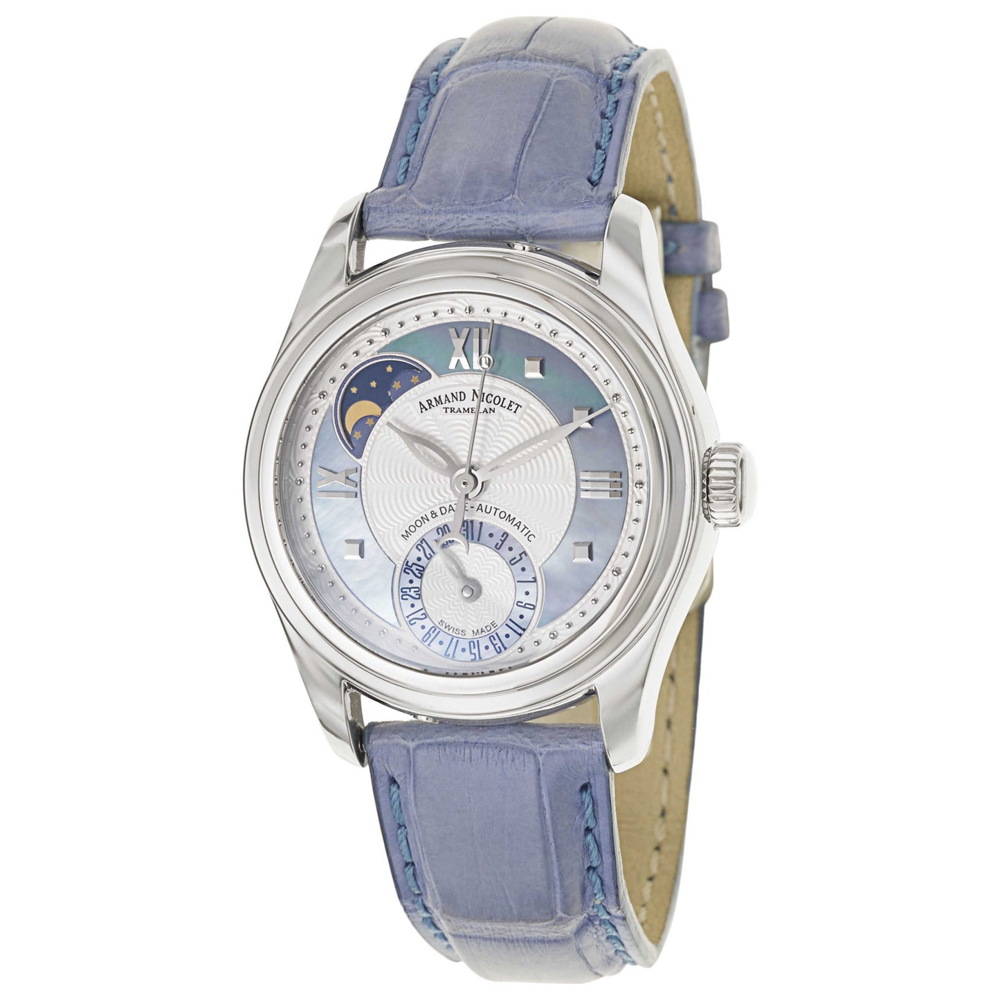 Front view of Armand Nicolet M03 Women's Automatic Watch 9151A-AK-P915VL8