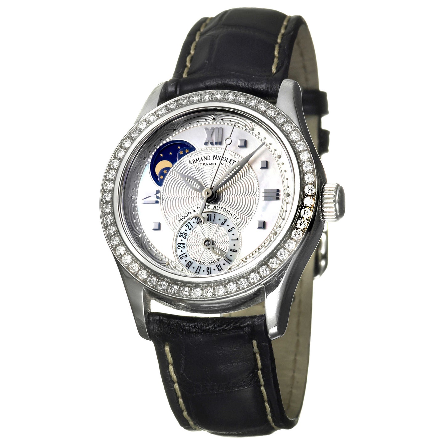 Front view of Armand Nicolet M03 Women's Watch 9151D-AN-P915NR8