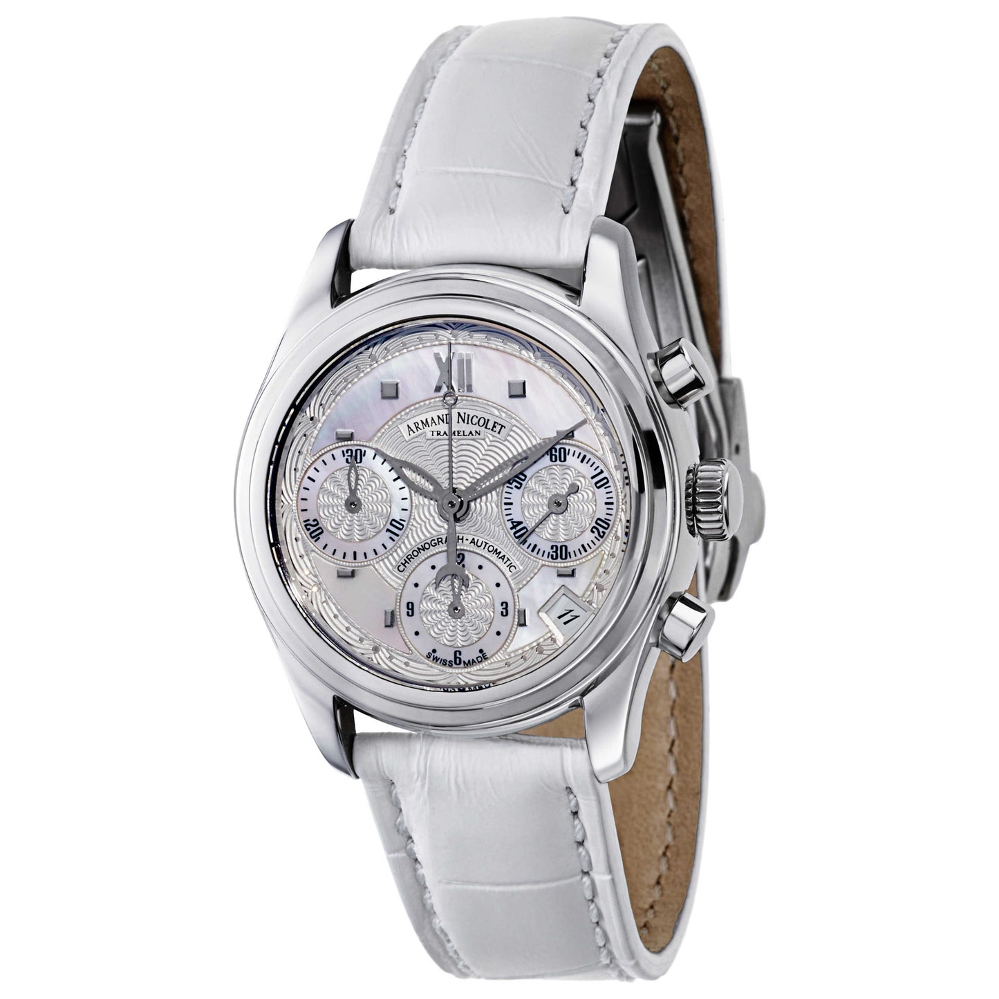 Front view of Armand Nicolet M03 Women's Automatic Watch 9154A-AN-P953BC8